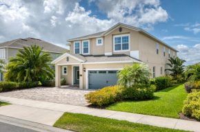 Modern Home with Water Park Access Near Disney with Pool Table and Resort Amenities by Rentyl - 7644F